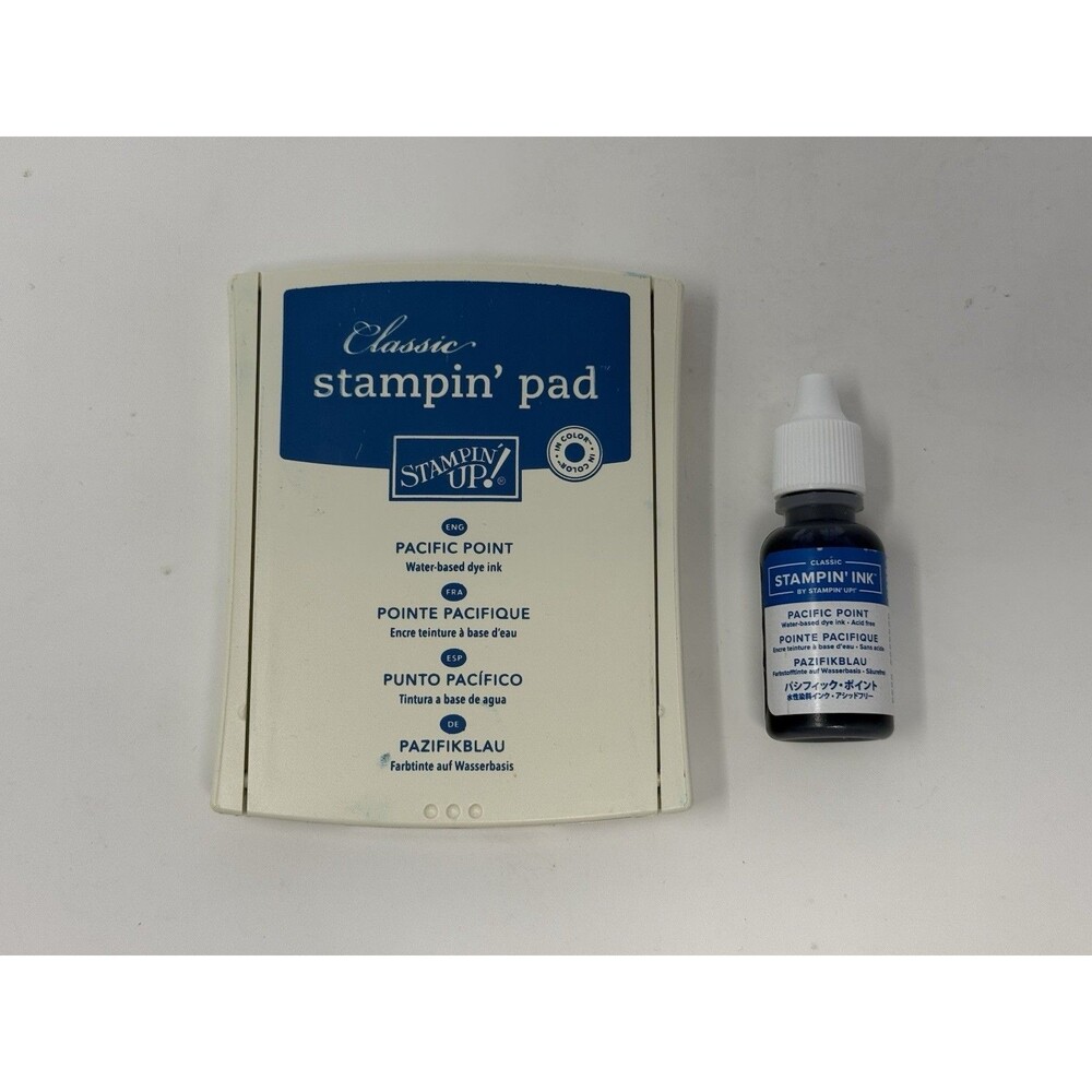 Stampin Up Classic Stampin Pad Pacific Point Ink Pad Refill